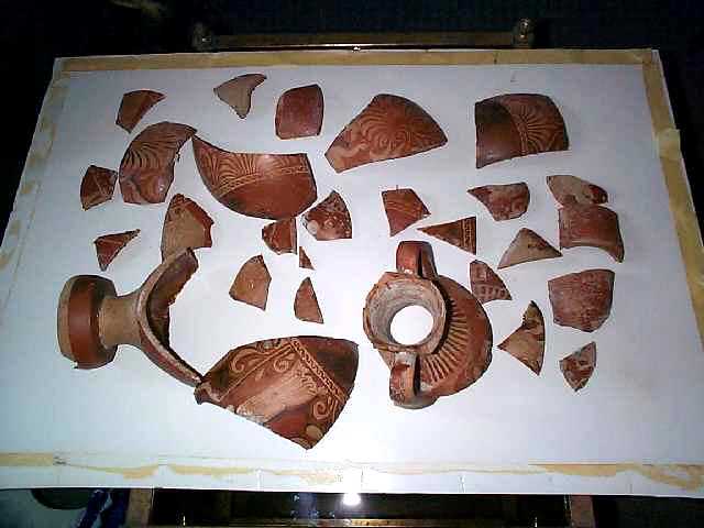 Greek Amphora - broken